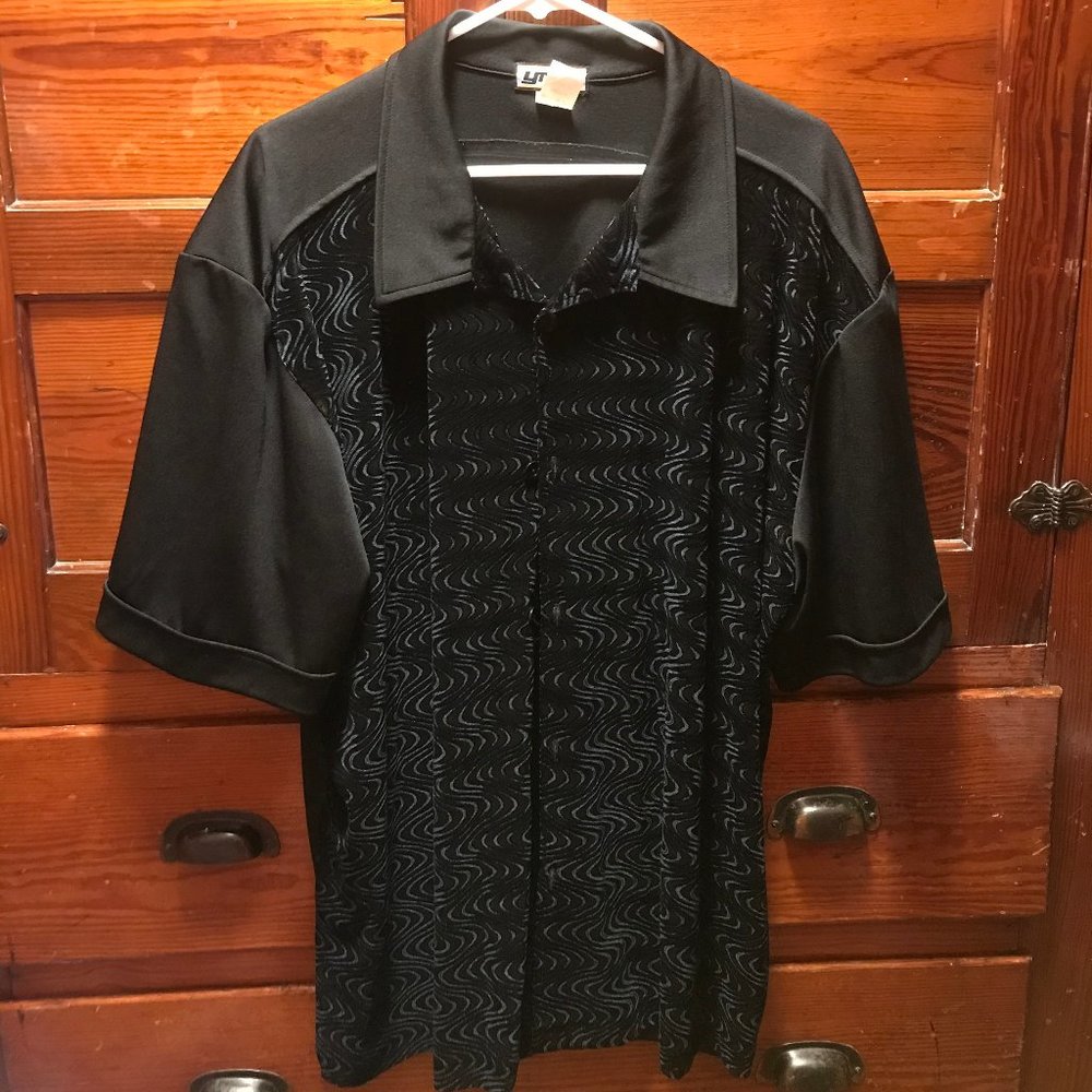 Men's YMLA XL crushed velour dress shirt